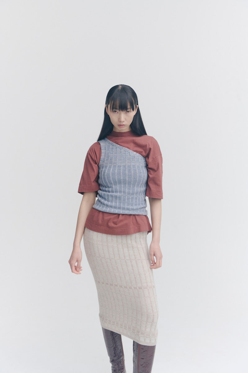 PV Tension Knitted Singlet // Denim