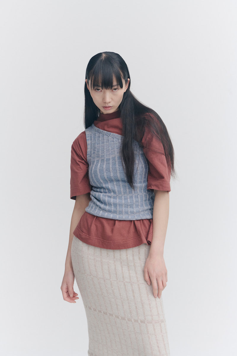 PV Tension Knitted Singlet // Denim