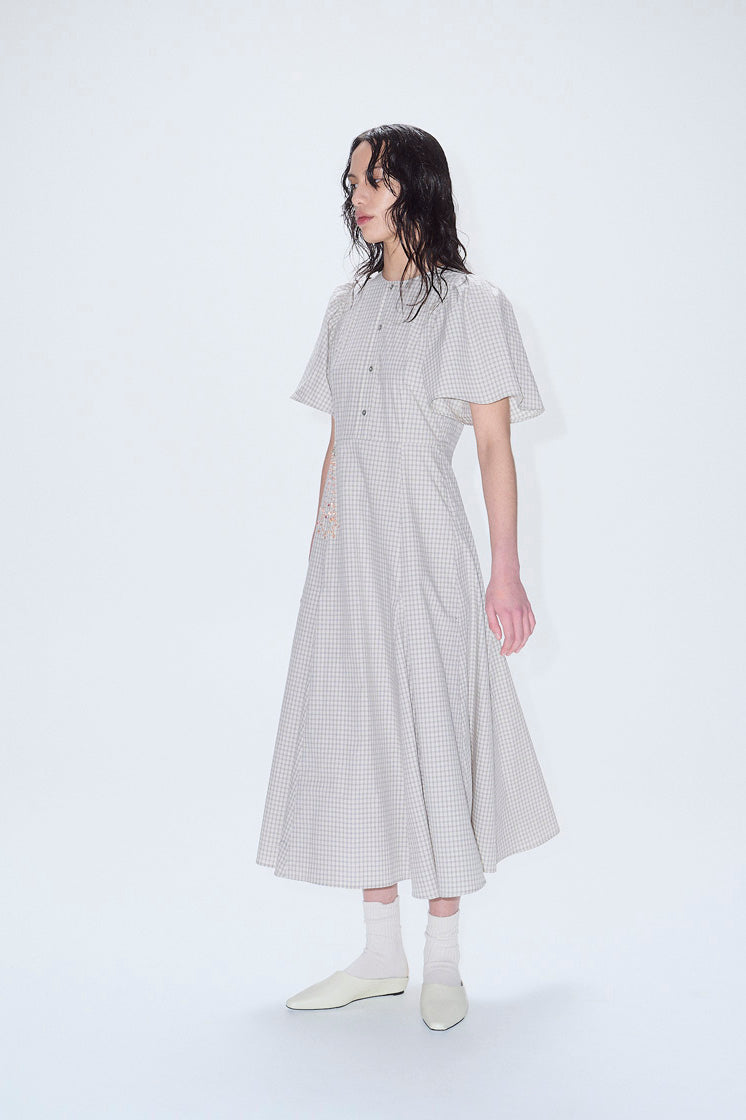 PV Lykke Dress // Greige Check