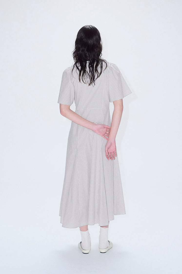 PV Lykke Dress // Greige Check