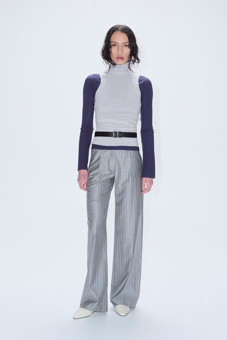 PV Spatial Trouser // Silver Stripe