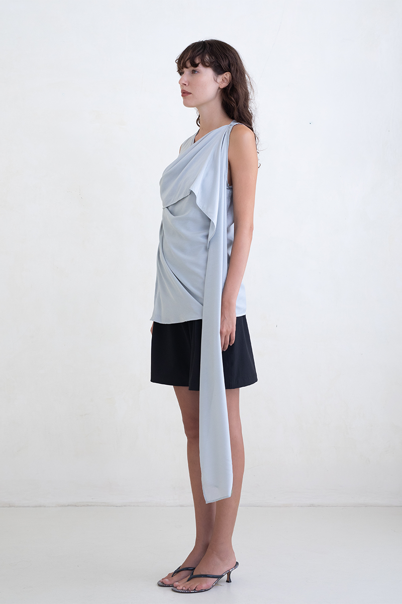 Belle Anna Vale Top // Mist