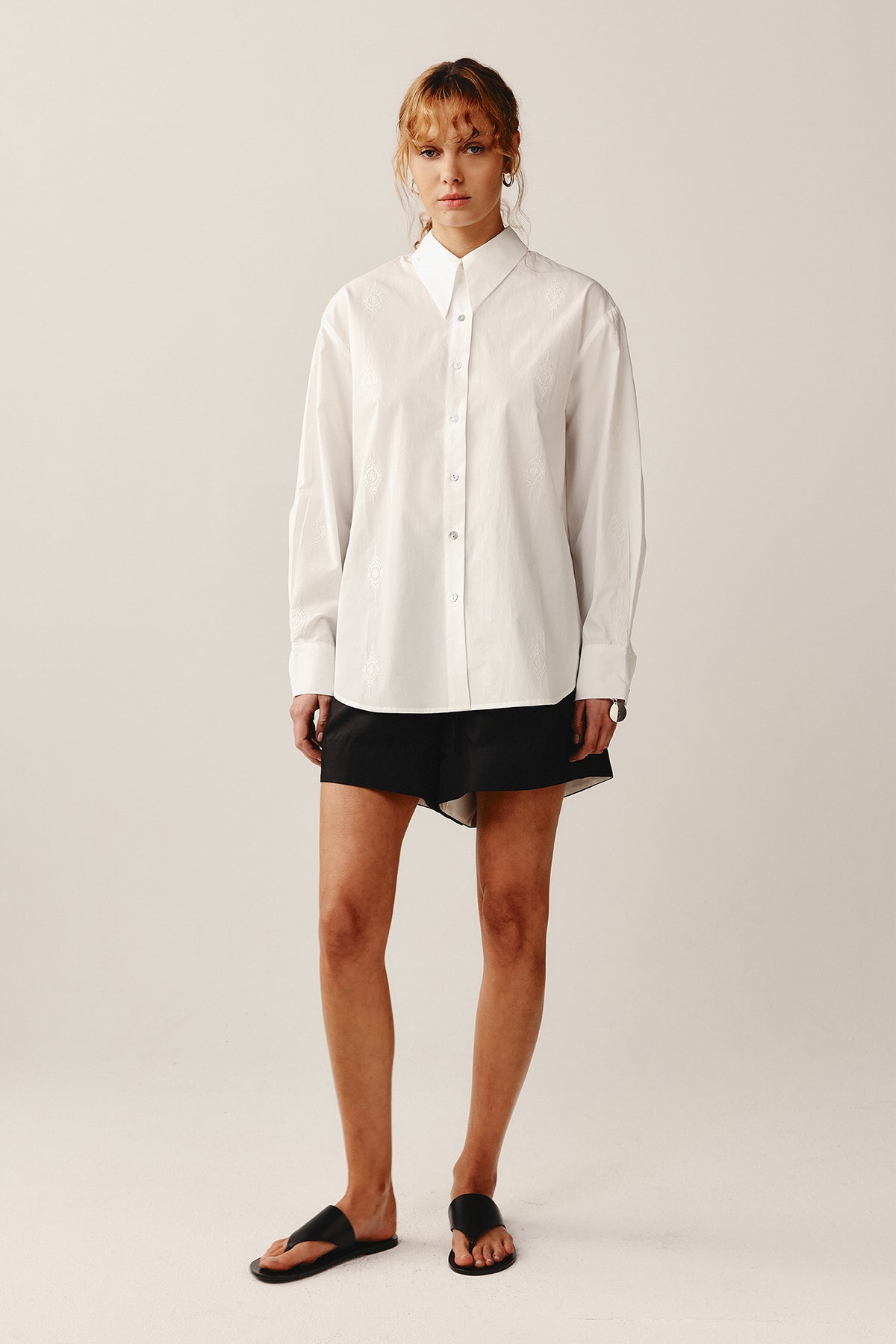 Marle Thea Top // Ivory Embroidery