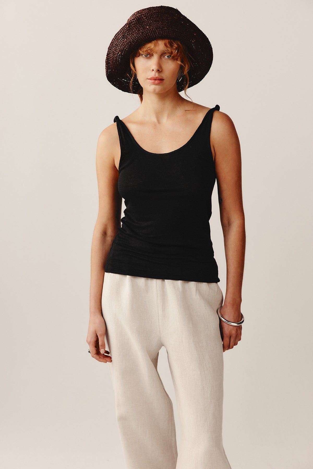 Marle Almetta Singlet // Black