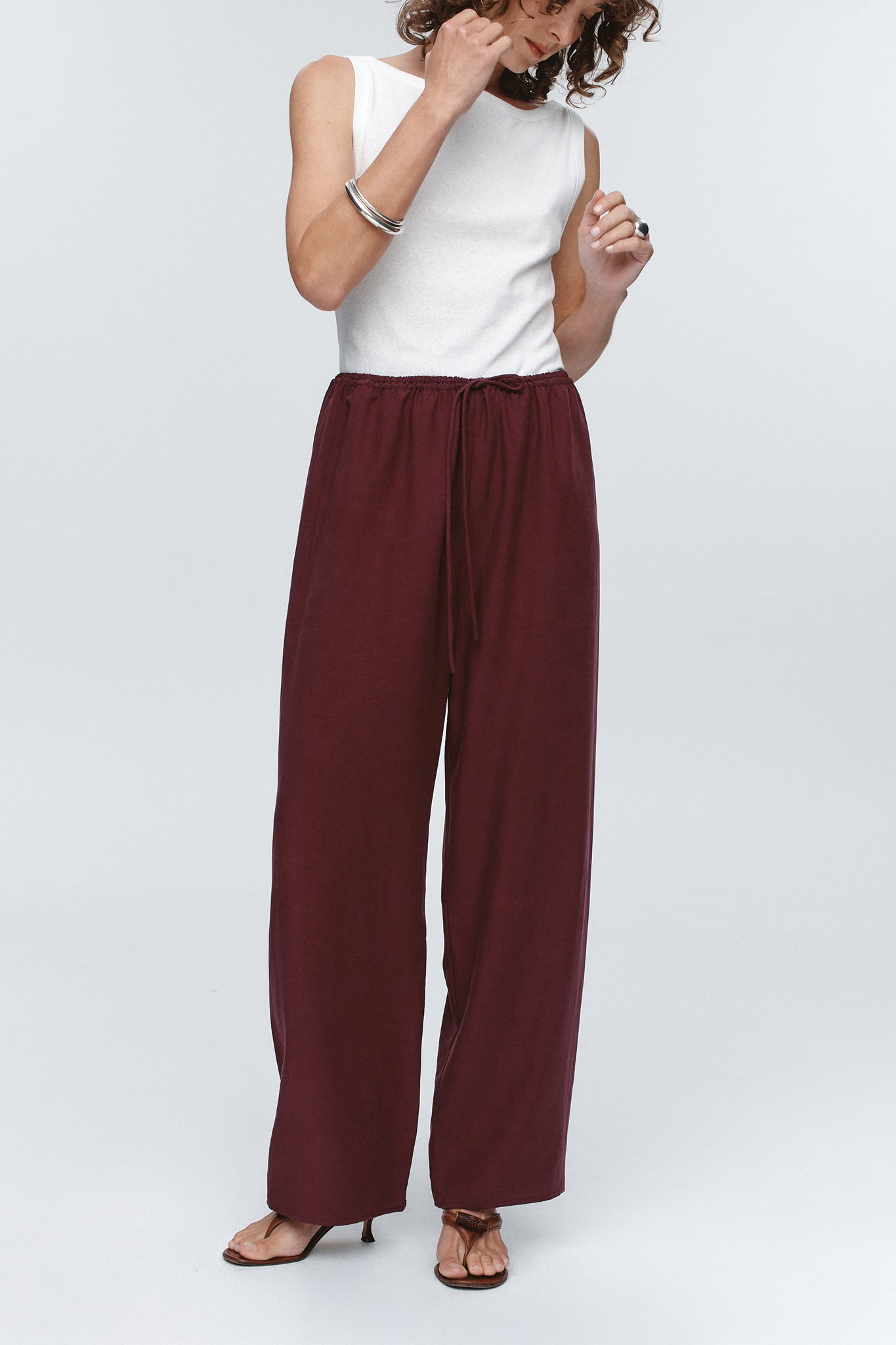 Marle Renee Pant // Promegranate