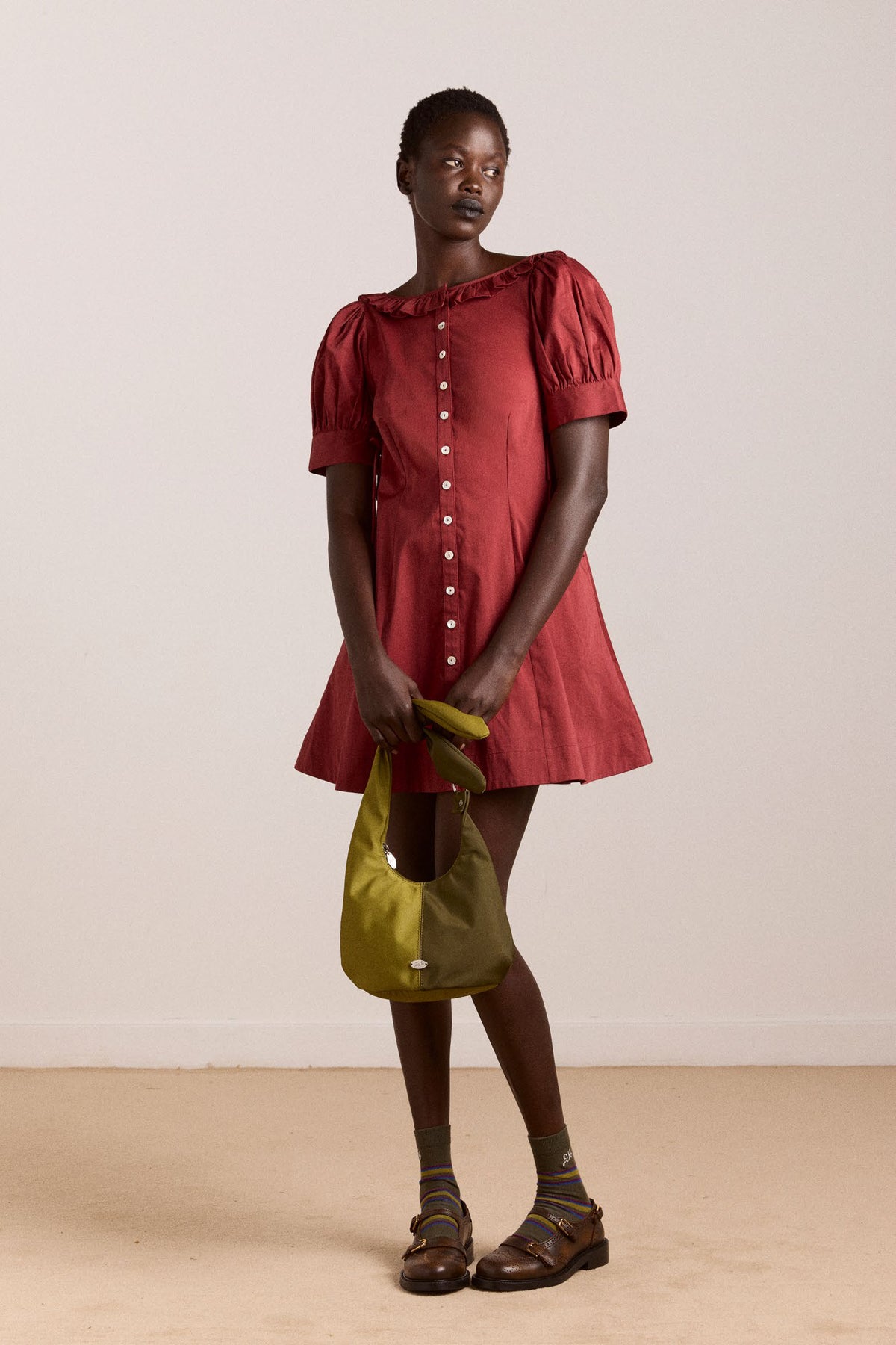 Damson Madder Anke Mini Dress // Red Pear