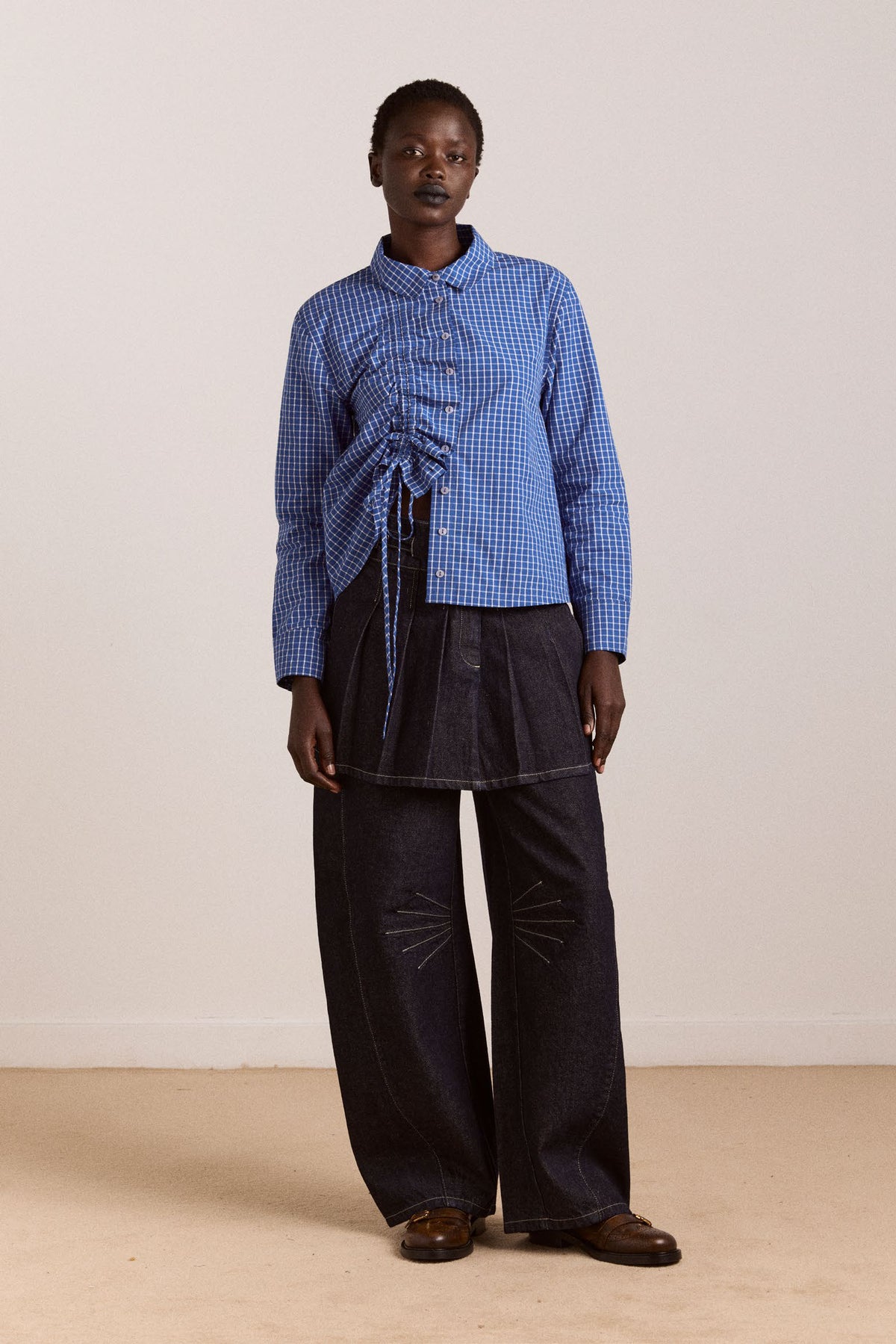 Damson Madder Dasha Denim Mini Skirt // Indigo