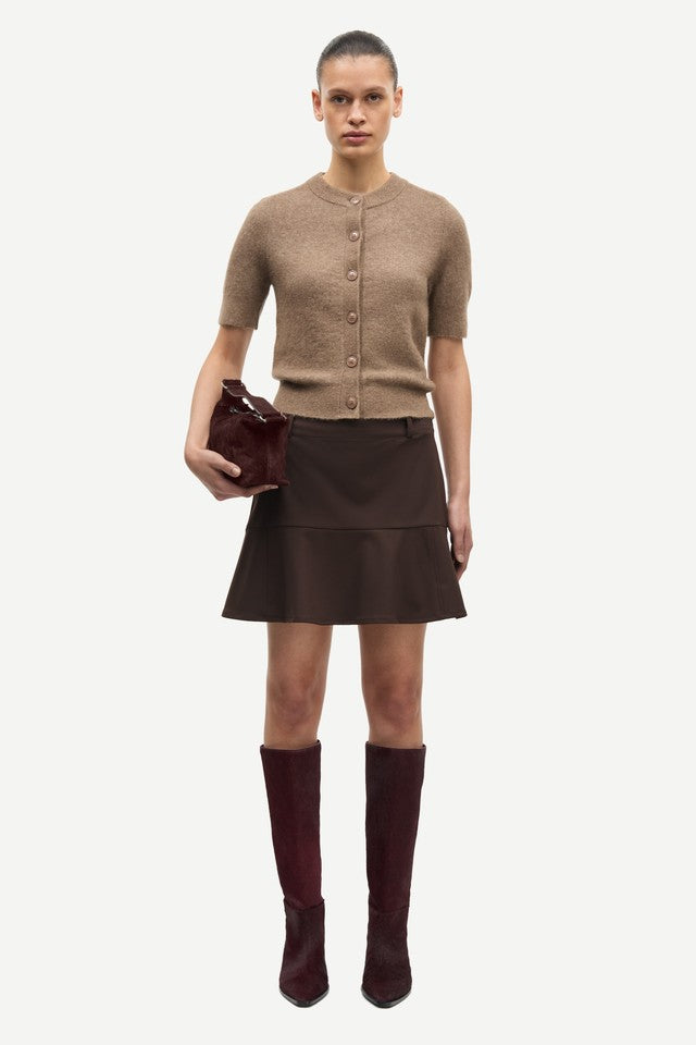 Samsøe Samsøe Sacorla Skirt // Black Coffee