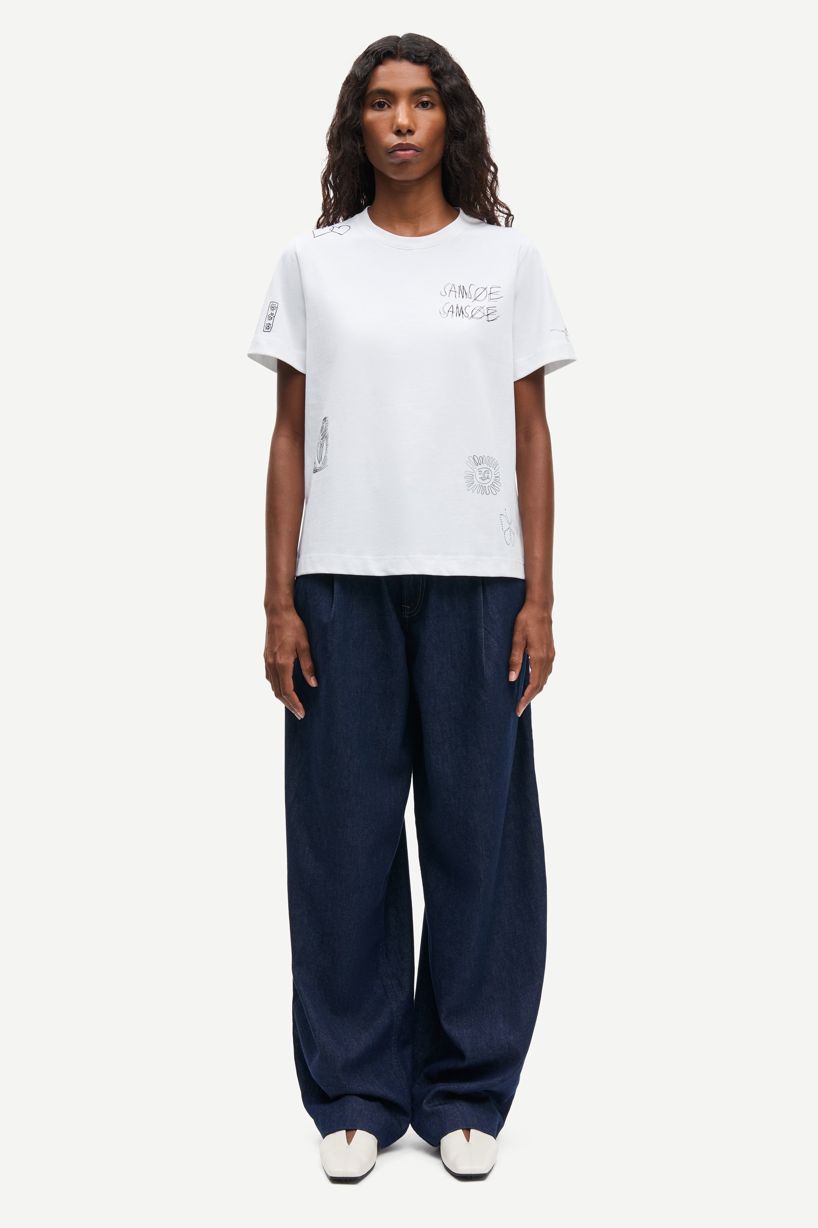 Samsøe Samsøe Saharper Pleat Jeans // Soft Denim