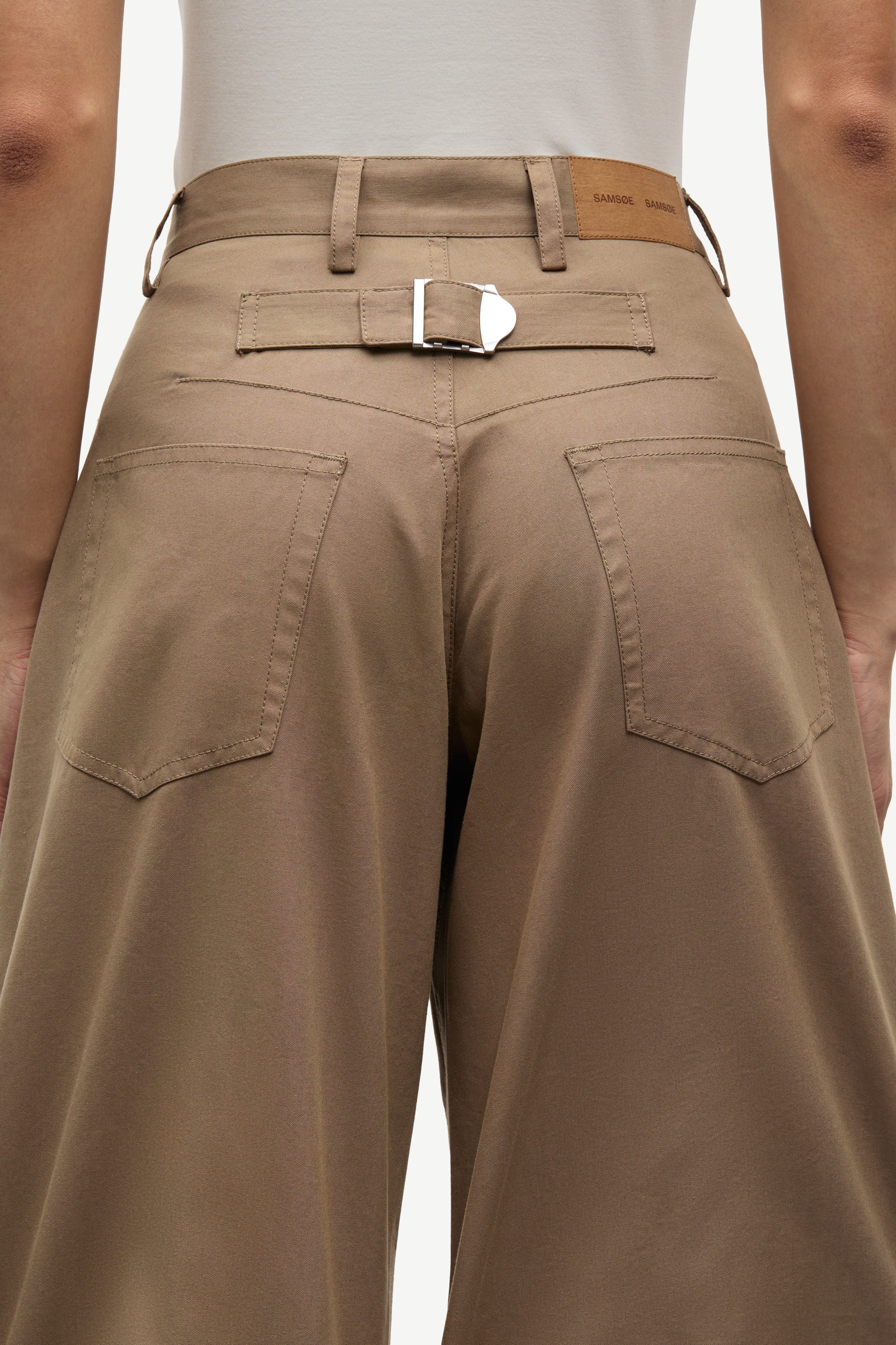 Samsøe Samsøe Saharpo Trousers // Lead Grey