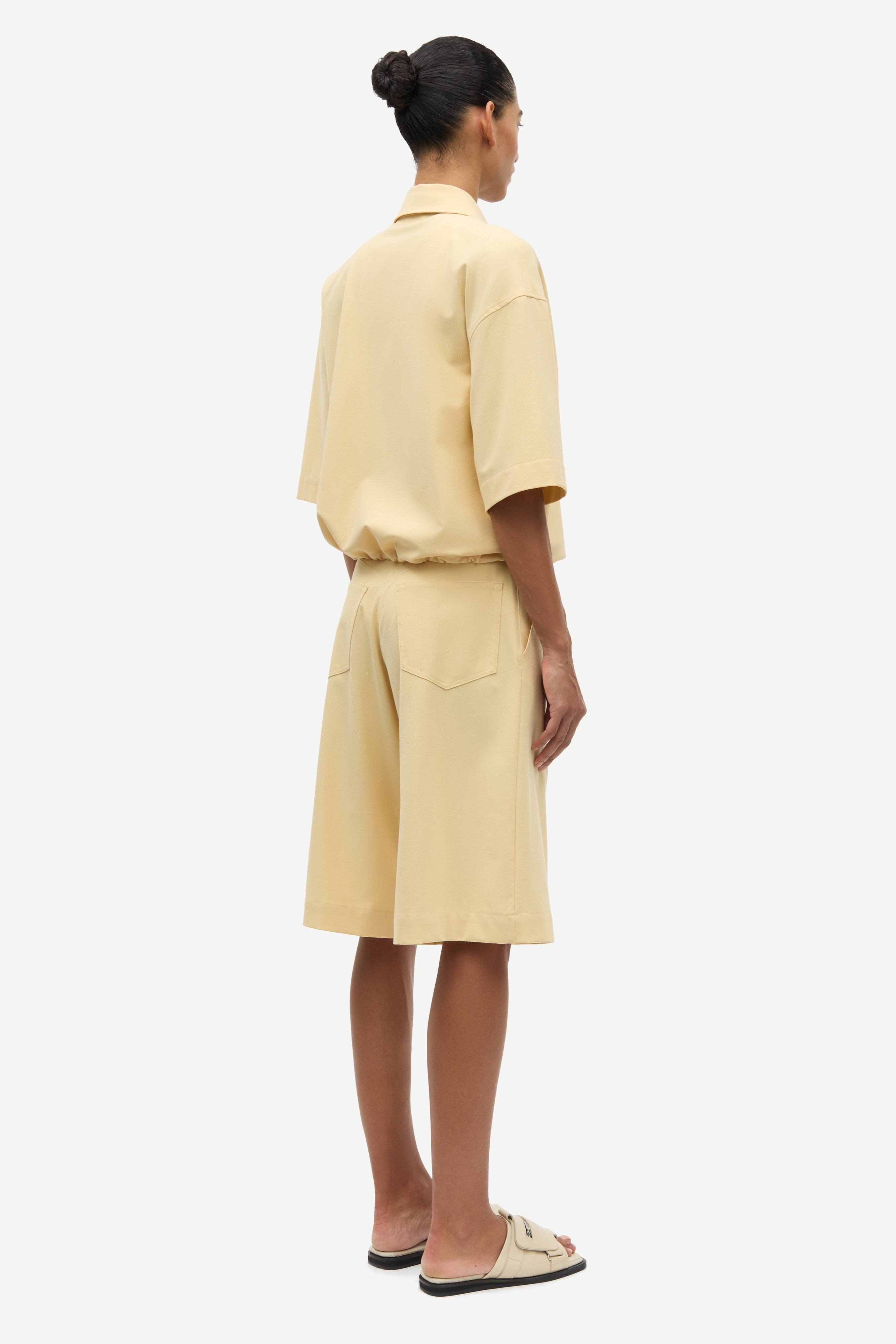 Samsøe Samsøe Salulu S/S Shirt // Straw