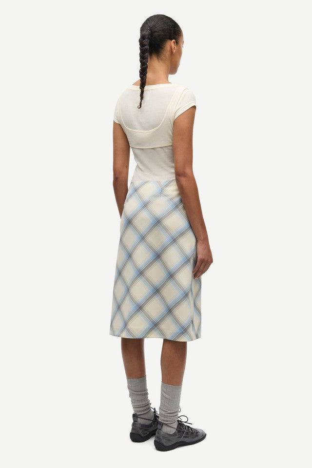 Samsøe Samsøe Sapalm Skirt // Seedpearl Check