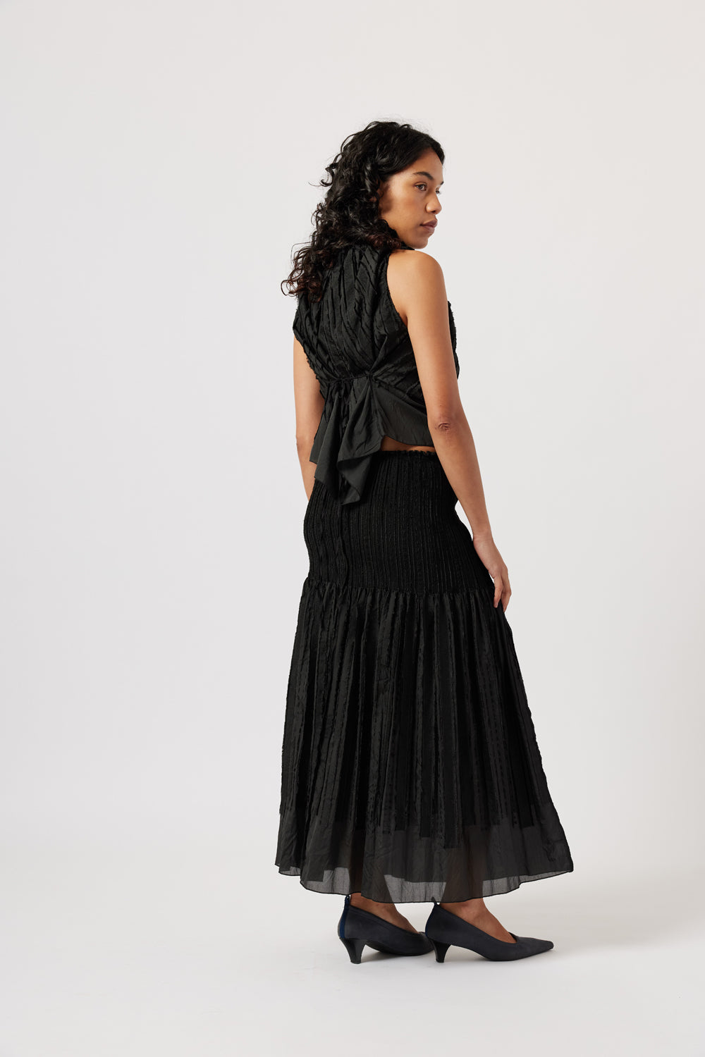 Paloma Wool Long Lupe Skirt // Black