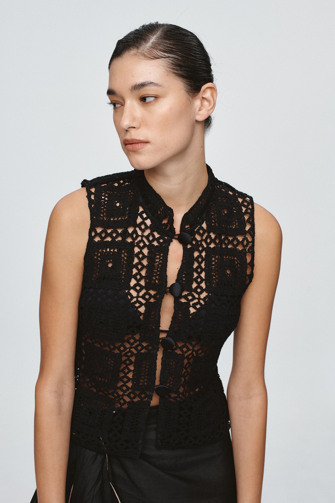 Marle Shiri Top // Black