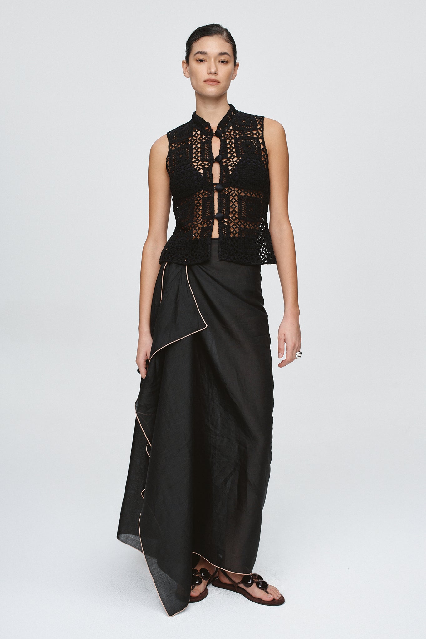 Marle Shiri Top // Black