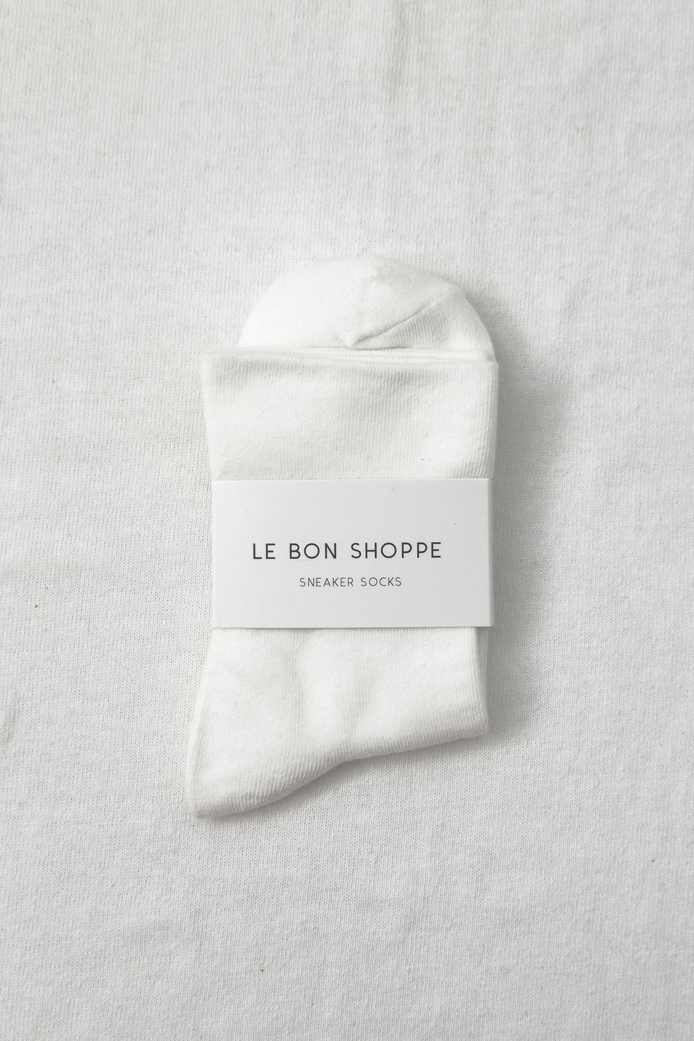 Le Bon Shoppe Sneaker Socks // Classic White