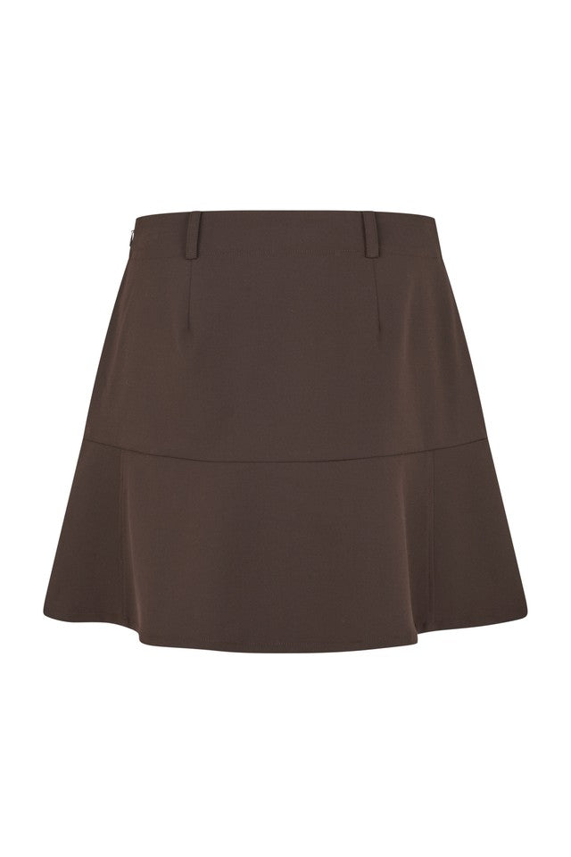 Samsøe Samsøe Sacorla Skirt // Black Coffee