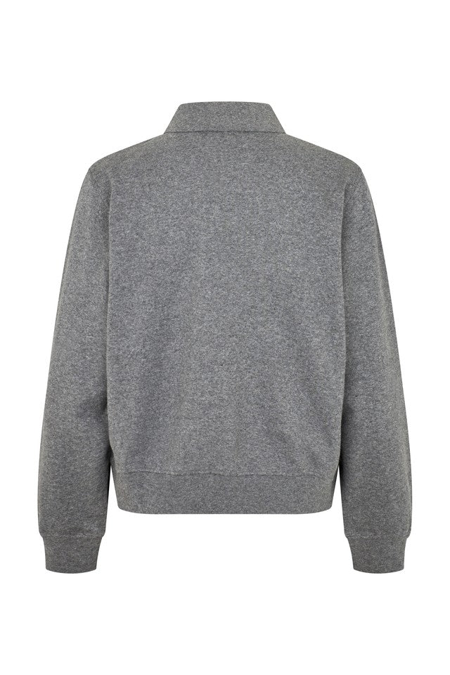 Samsøe Samsøe Sadory LS Polo // Mid Grey