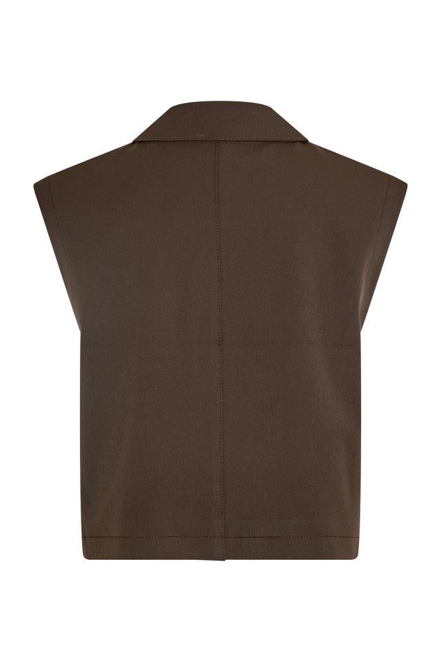 Samsøe Samsøe Saheaven Vest // Mulch