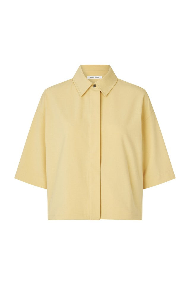 Samsøe Samsøe Salulu S/S Shirt // Straw