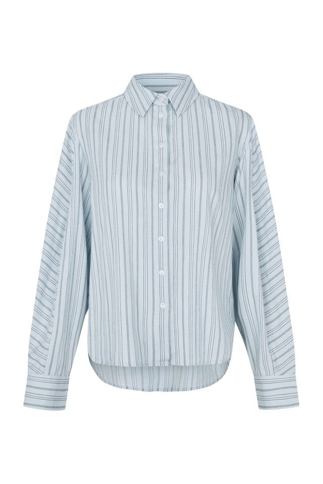 Samsøe Samsøe Sania Shirt // Skywriting Stripe