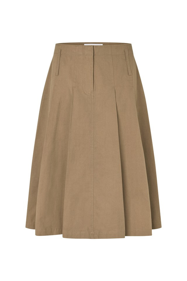 Samsøe Samsøe Satallys Skirt // Lead Gray