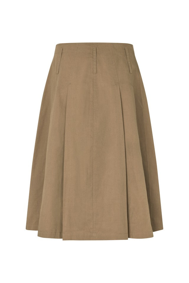 Samsøe Samsøe Satallys Skirt // Lead Gray