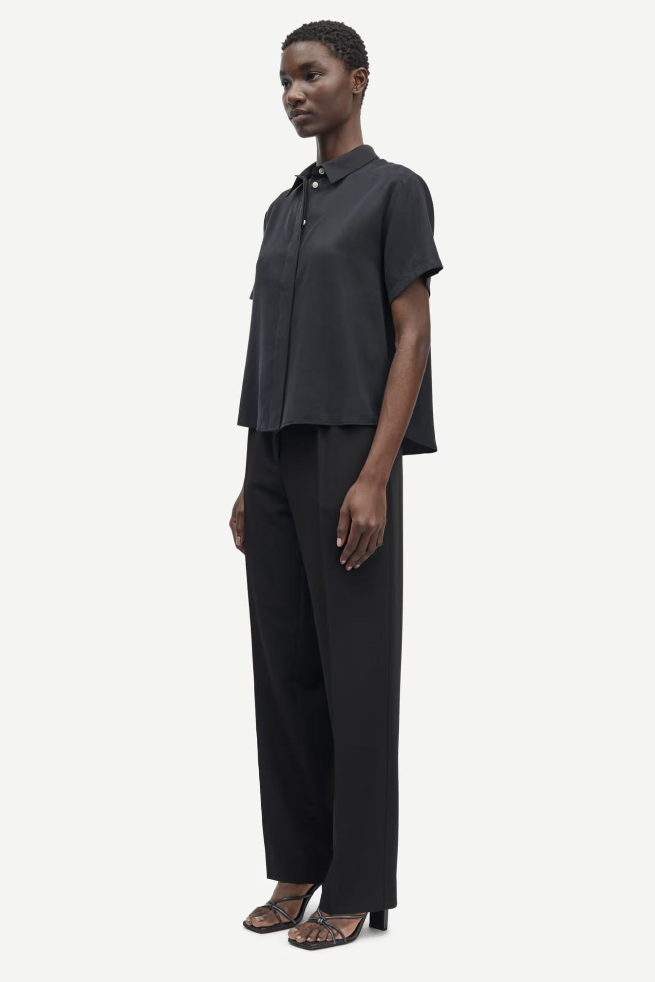 Samsøe Samsøe Mina S/S Shirt // Black