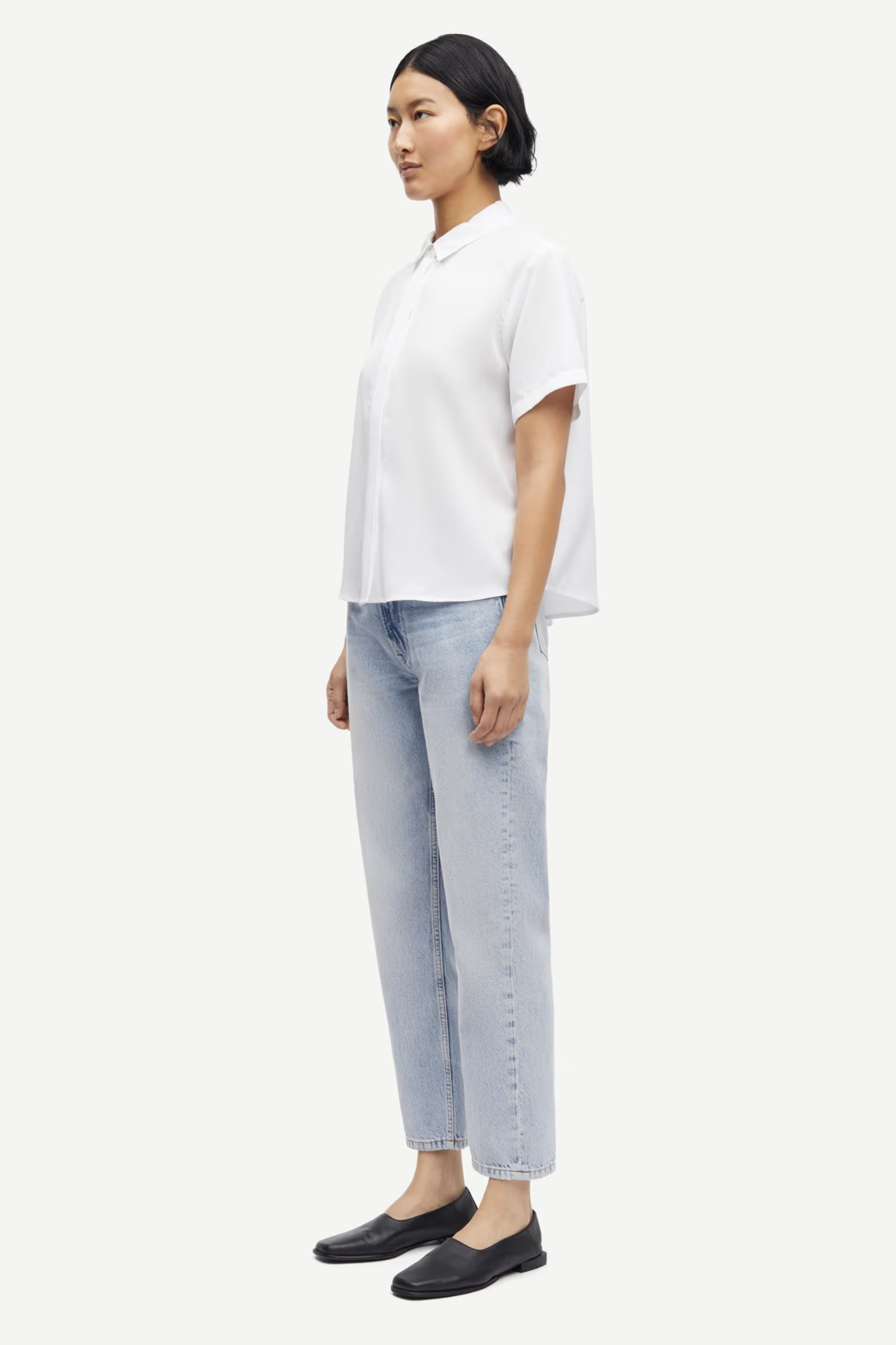 Samsøe Samsøe Mina S/S Shirt // White