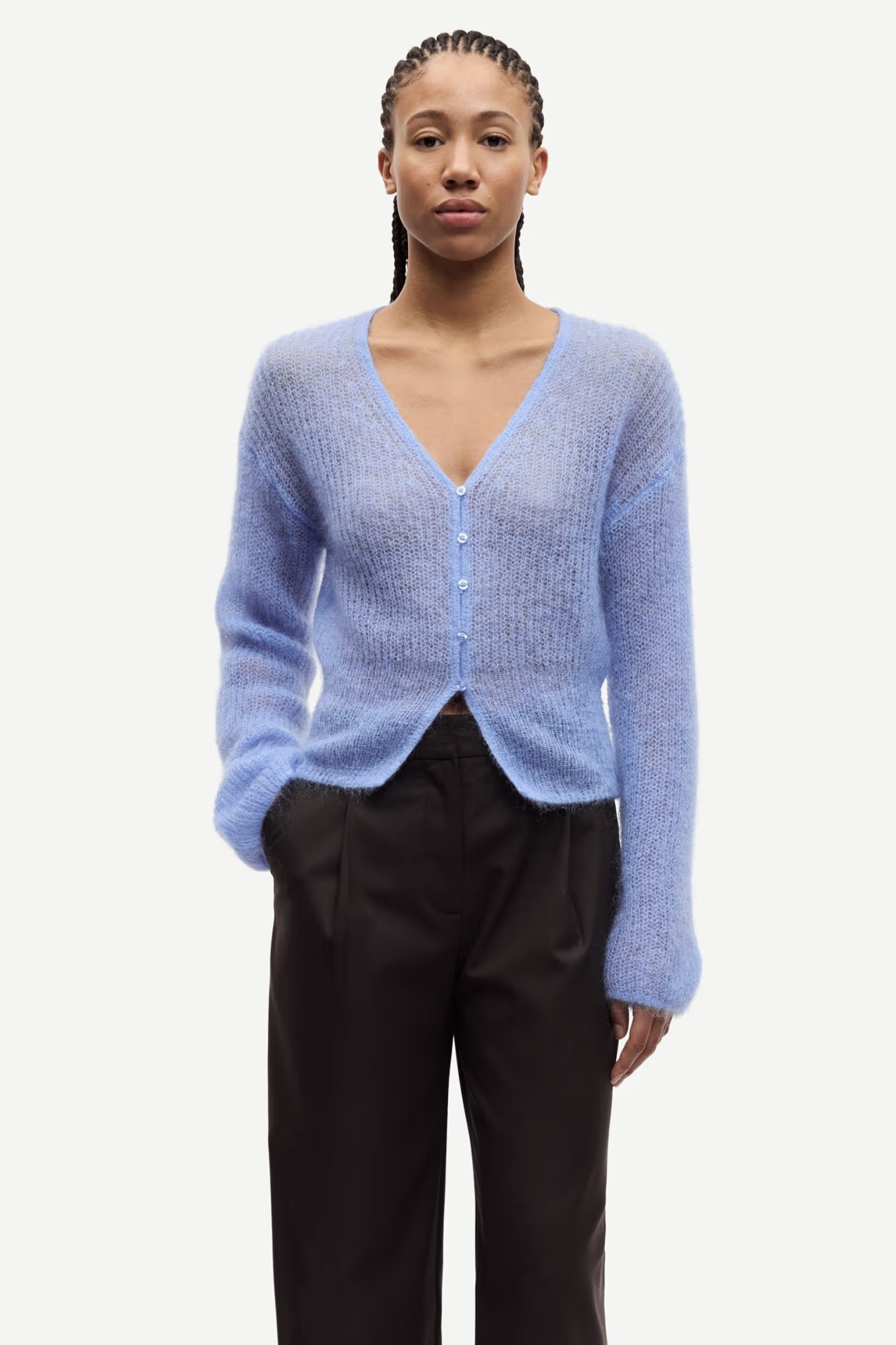 Samsøe Samsøe Sapoppie Cardigan // Blue