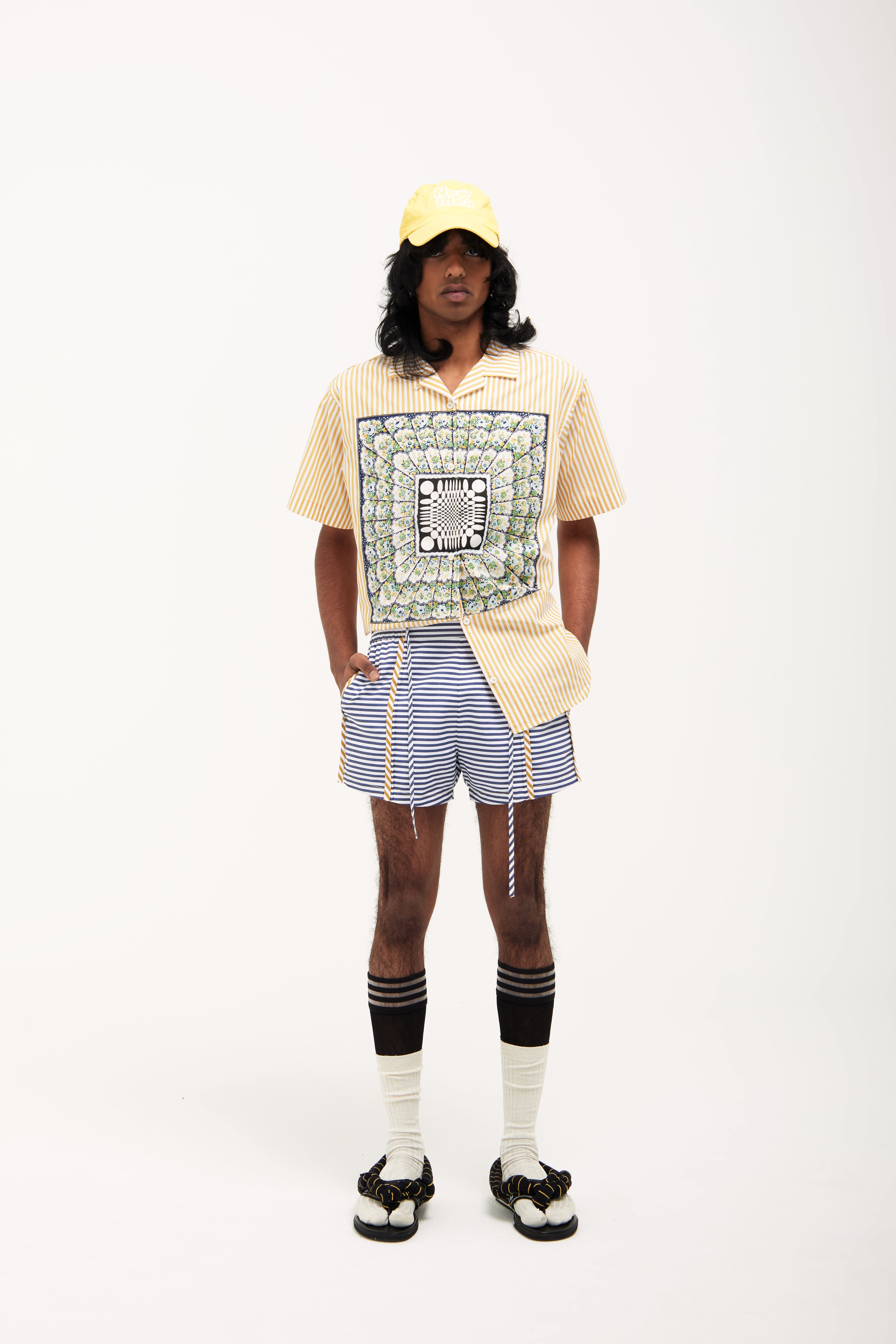 Verner Stubbi Shorts // Stripe