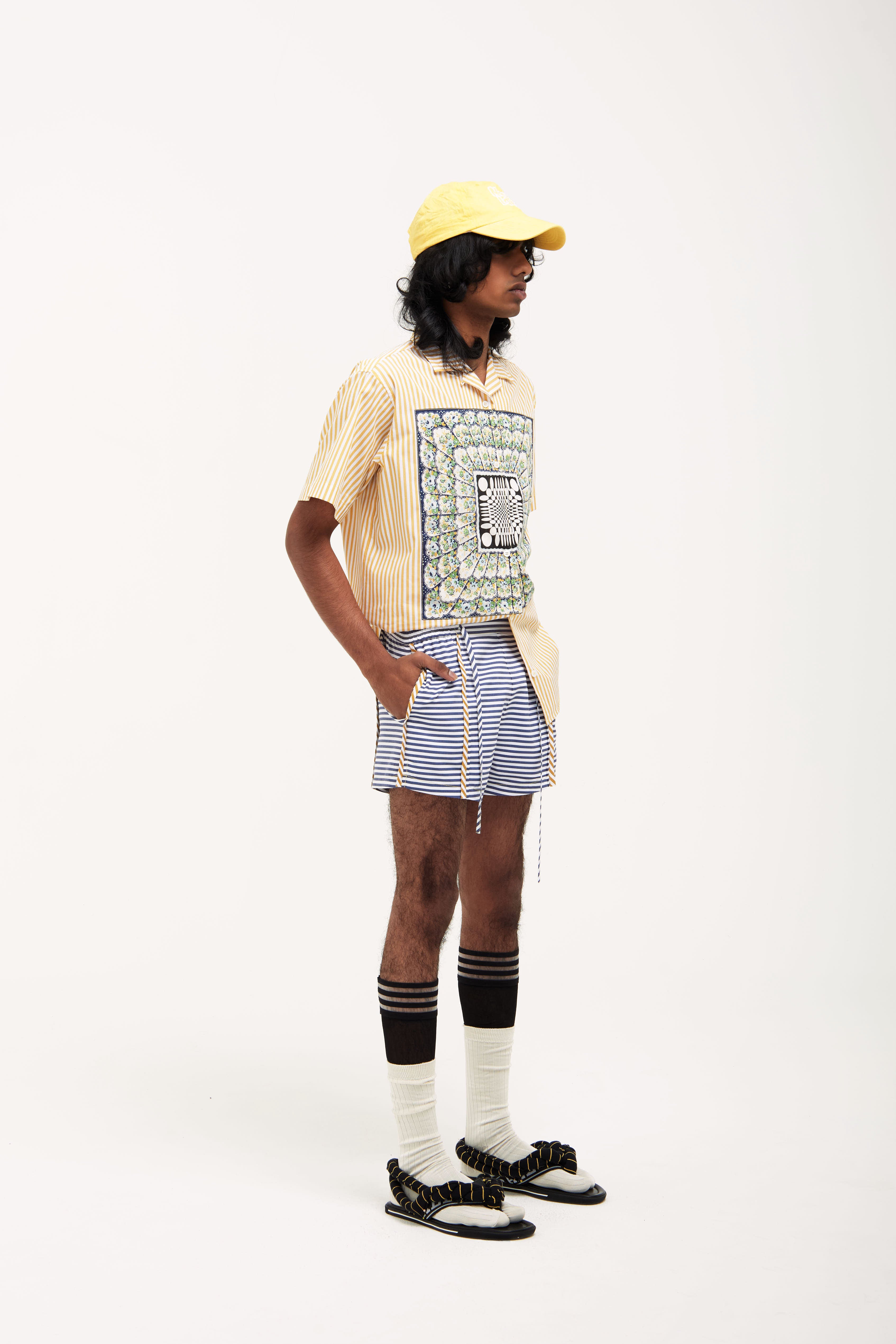 Verner Stubbi Shorts // Stripe