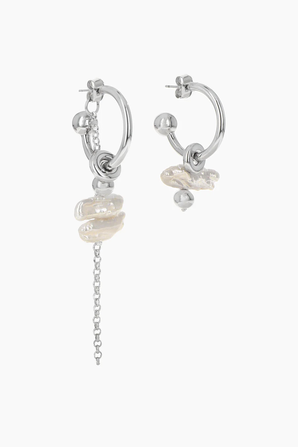 Justine Clenquet Sunny Earrings // Silver