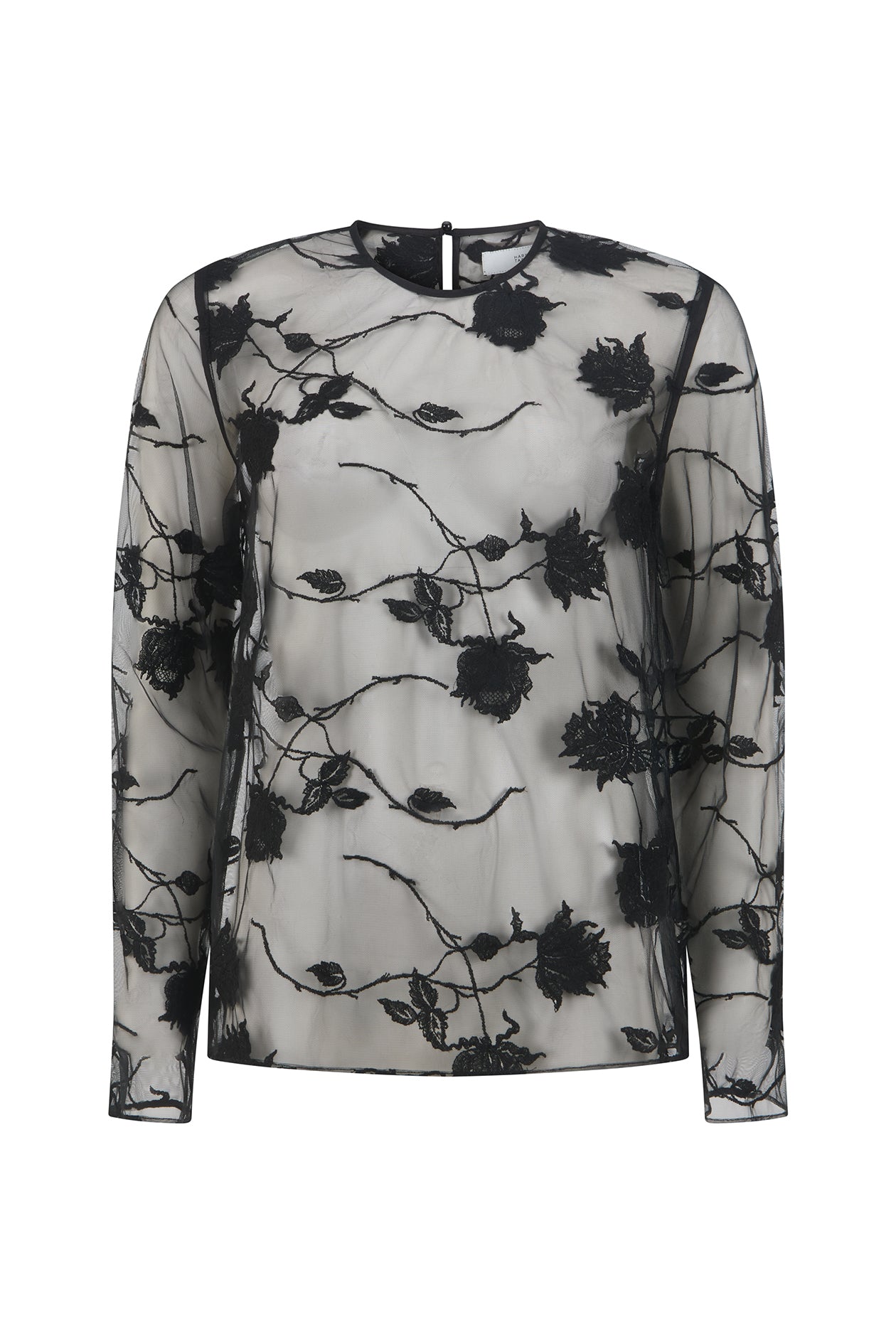Harris Tapper Frances Top // Black Rose