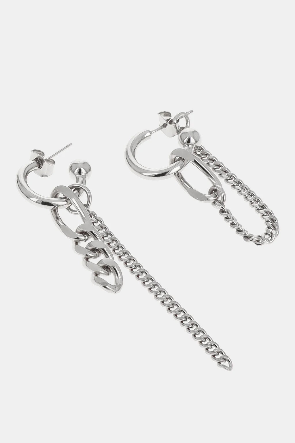 Justine Clenquet Tiko Earrings // Silver