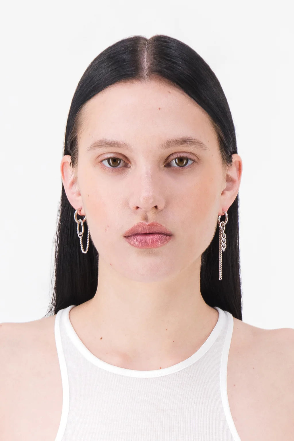 Justine Clenquet Tiko Earrings // Silver