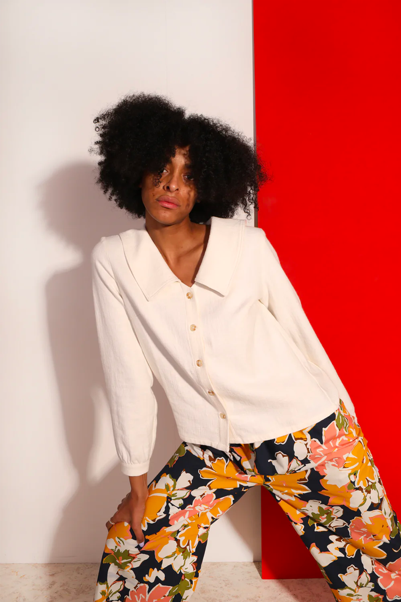 L.F. Markey Albie Shirt // White