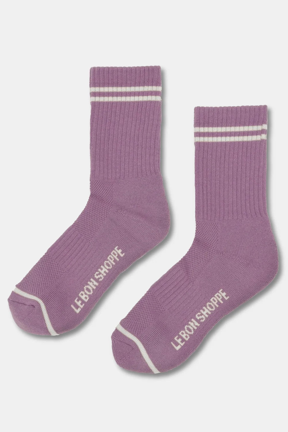 Le Bon Shoppe Boyfriend Socks // Grape