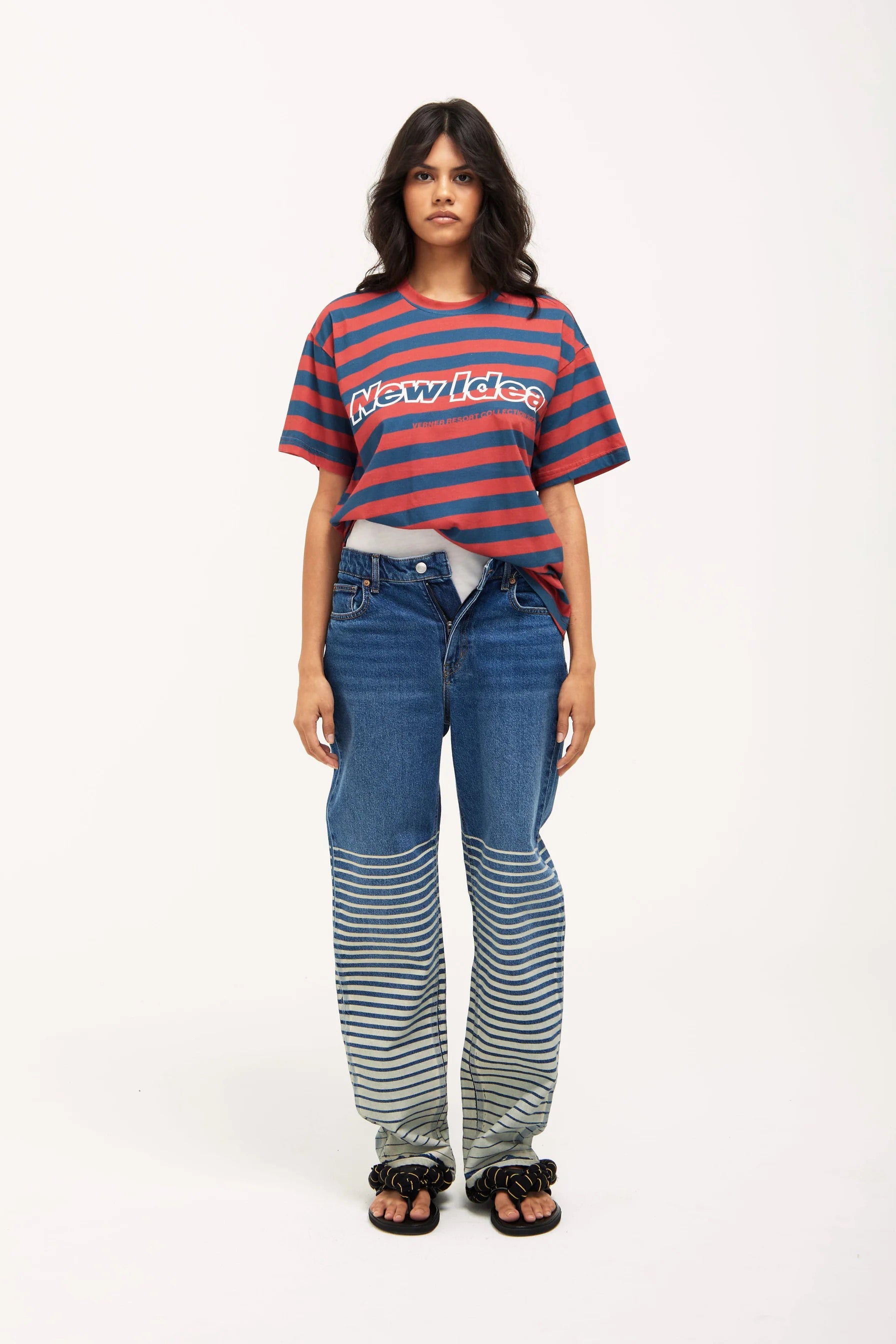 Verner New Idea Tee // Logo Stripe #1