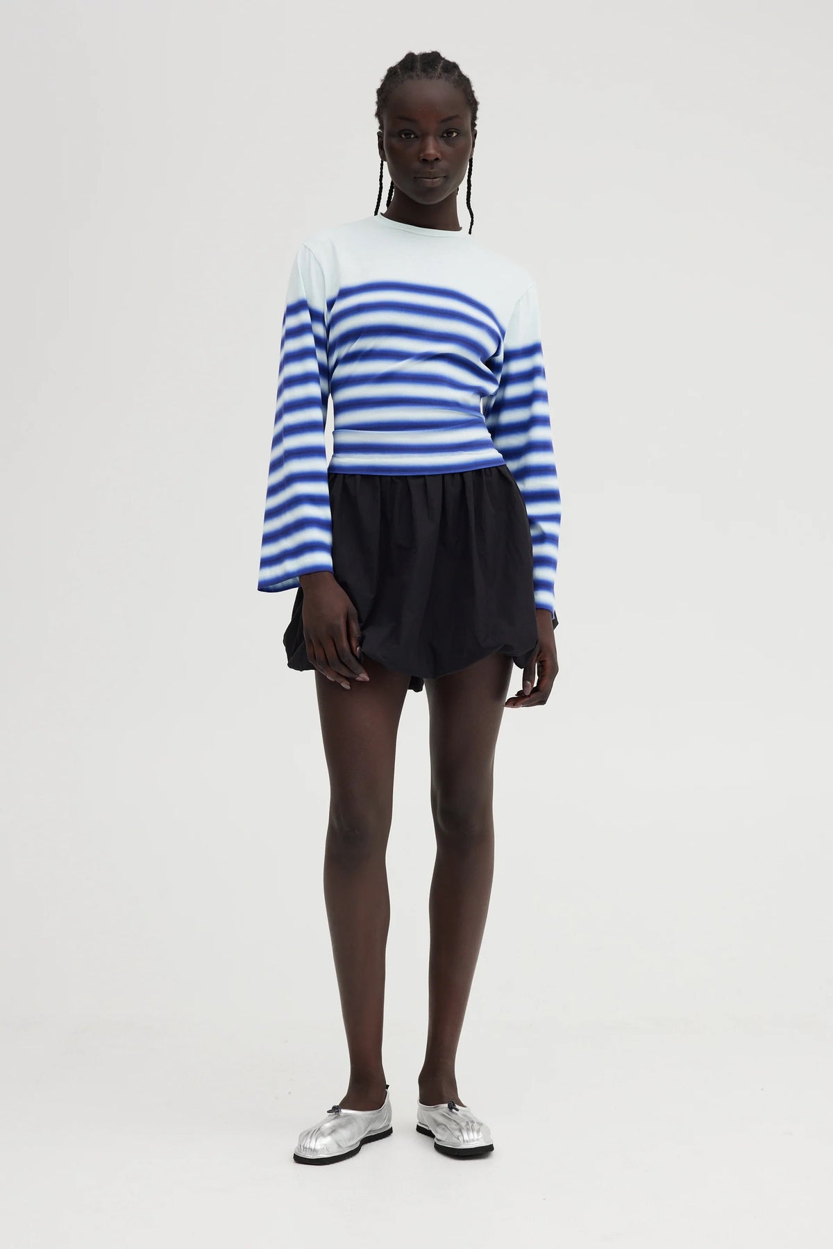 Verner Bubble Dress // Soft Stripe