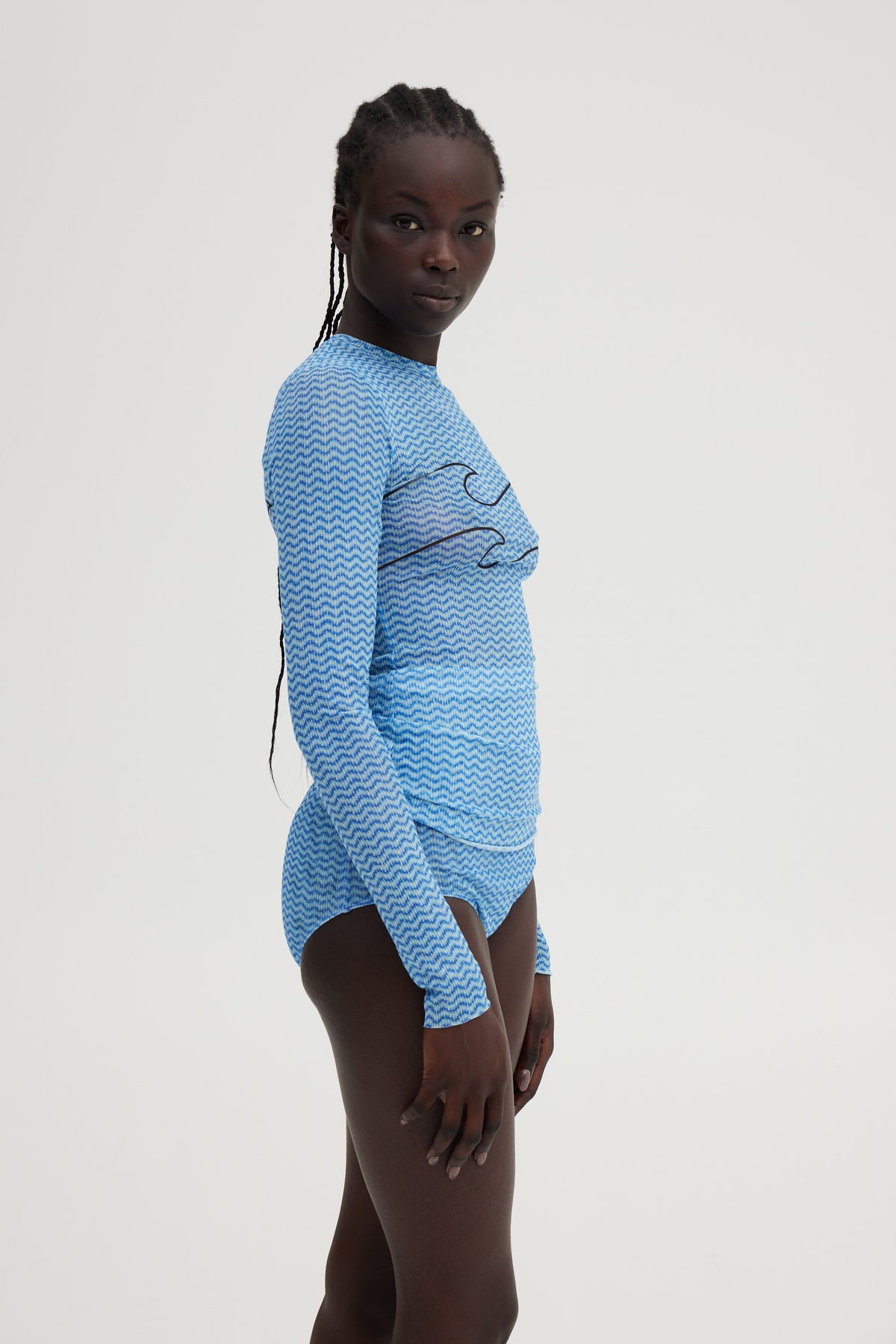 Teal mesh top hot sale