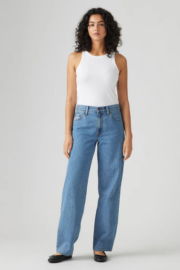 Levi's Baggy Dad Jeans // Own It Stone
