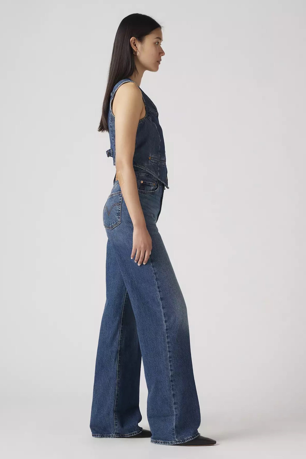 Levi's Ribcage Wide-Leg Jeans // Polar Perimeter