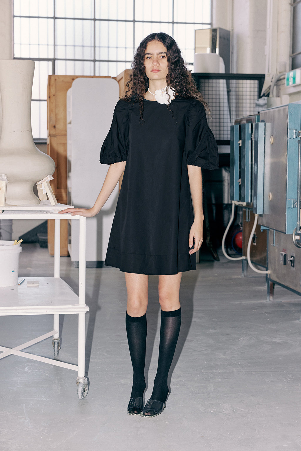 Muse Ete Cut Out Dress // Black