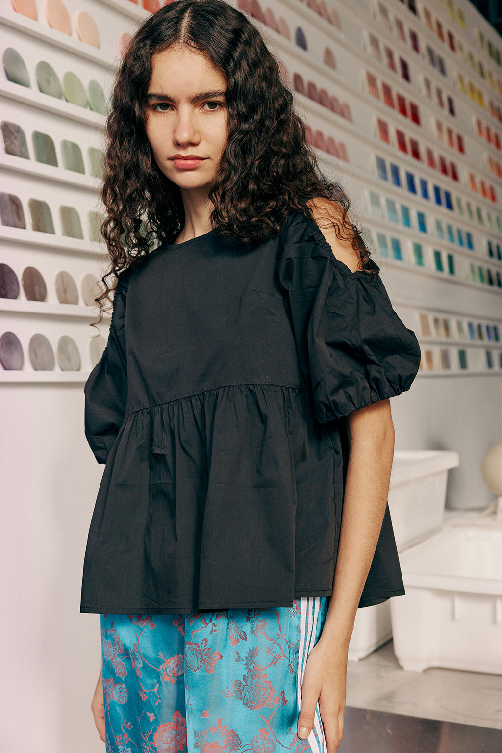 Muse Ete Cut Out Top // Black