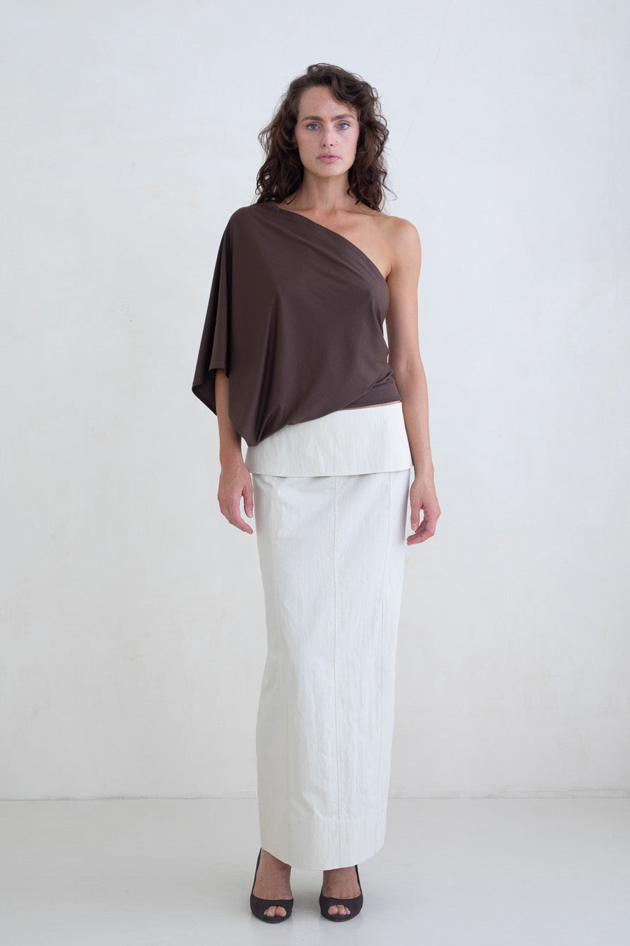 Belle Anna Arden Top // Brown