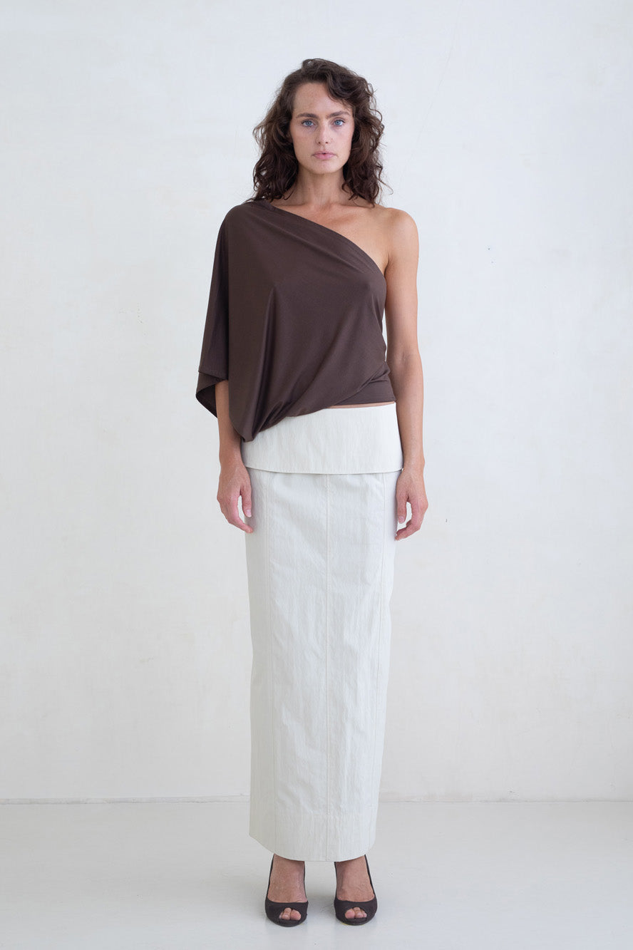 Belle Anna Arden Top // Brown