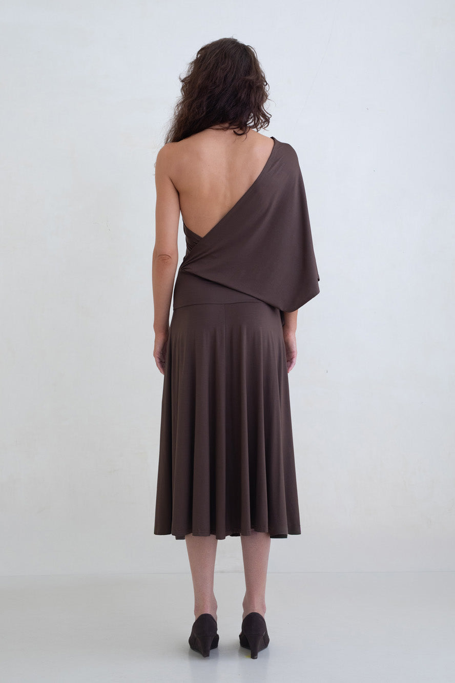 Belle Anna Arden Dress // Brown