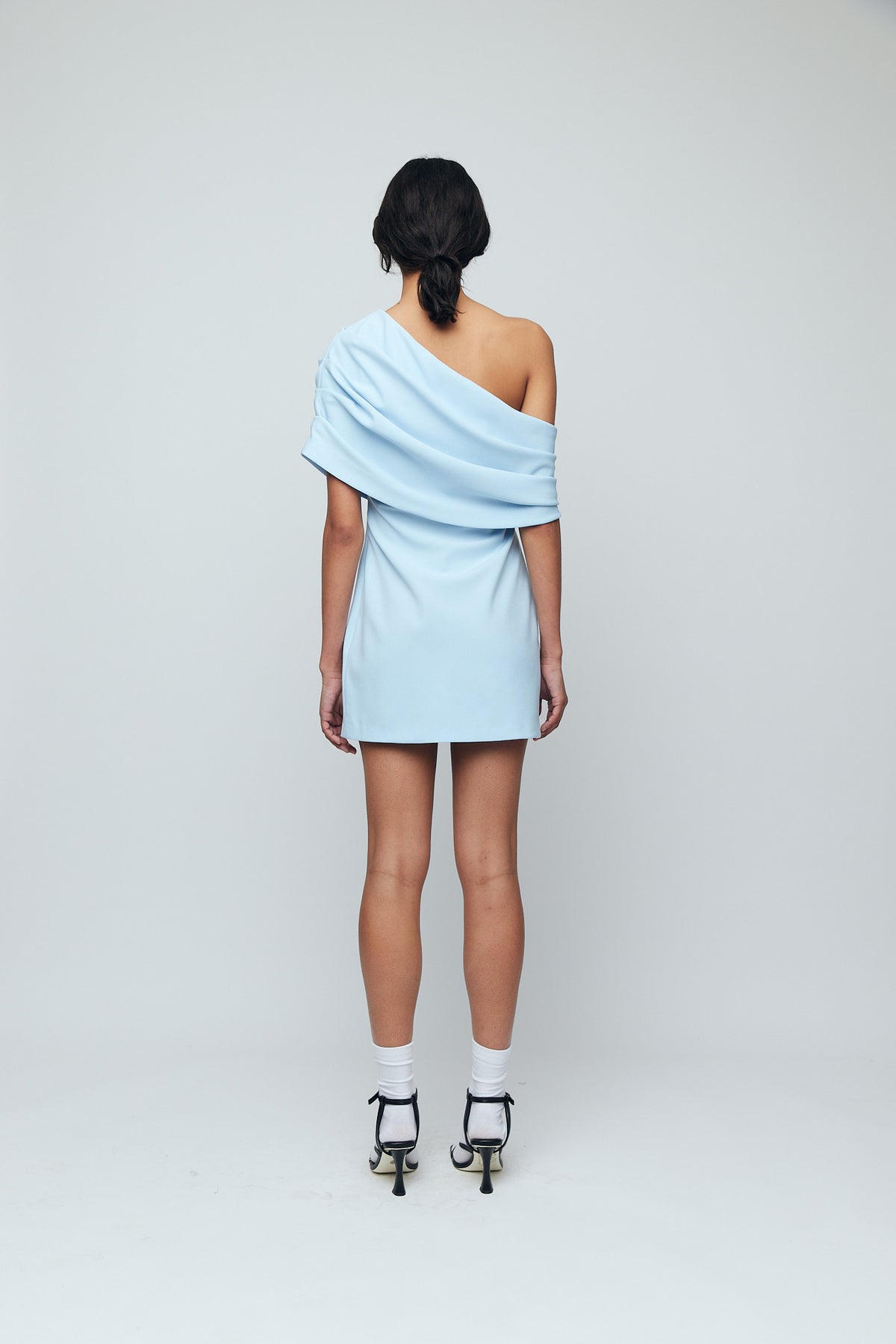 Wynn Hamlyn Chloe Mini Dress // Icy Blue