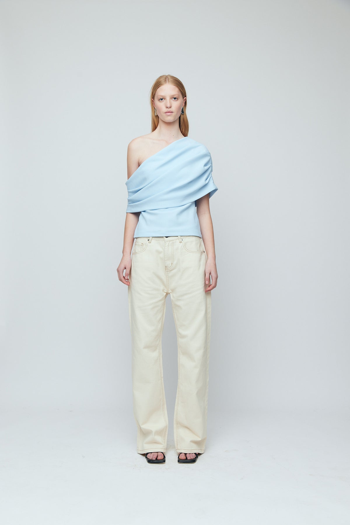 Wynn Hamlyn Chloe Top // Icy Blue